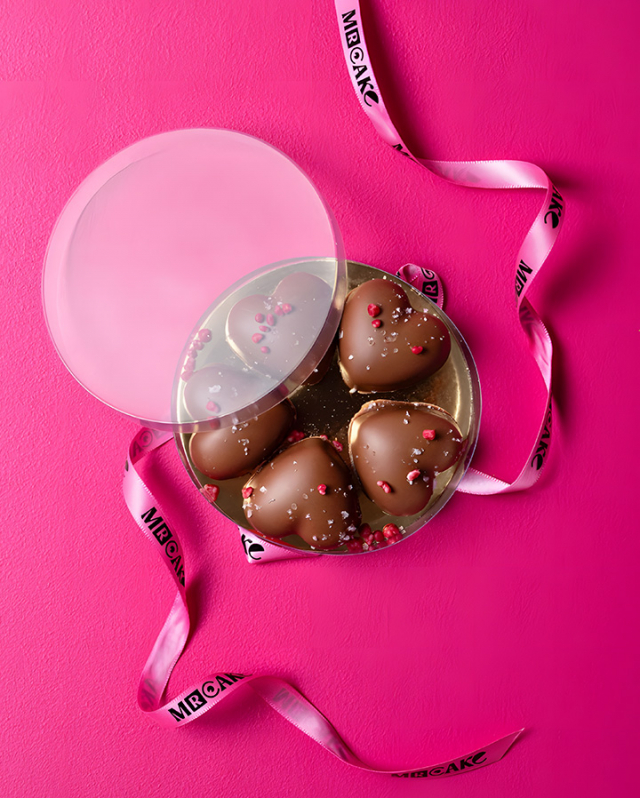 Valentine's Melting Heart - Chokladdoppade hjärtan med Hallon Pop Rocks