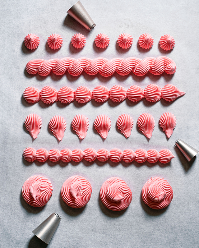 MR Cake SPRITSSET - Rund tyll, stjärntyll och french star bakredskap