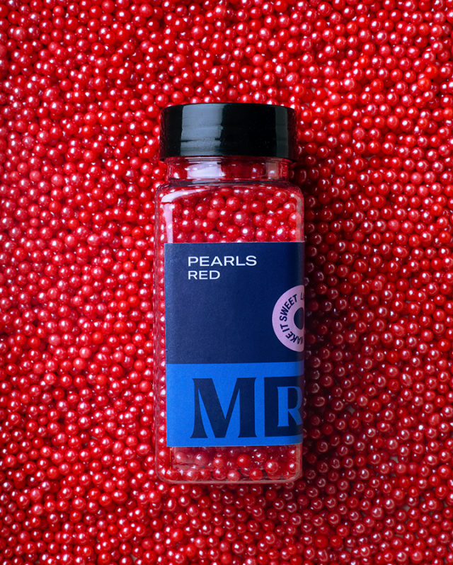 Pearls Red - Stora röda pärlor