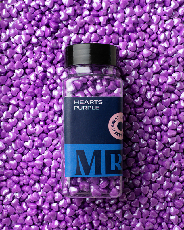 Hearts Purple
